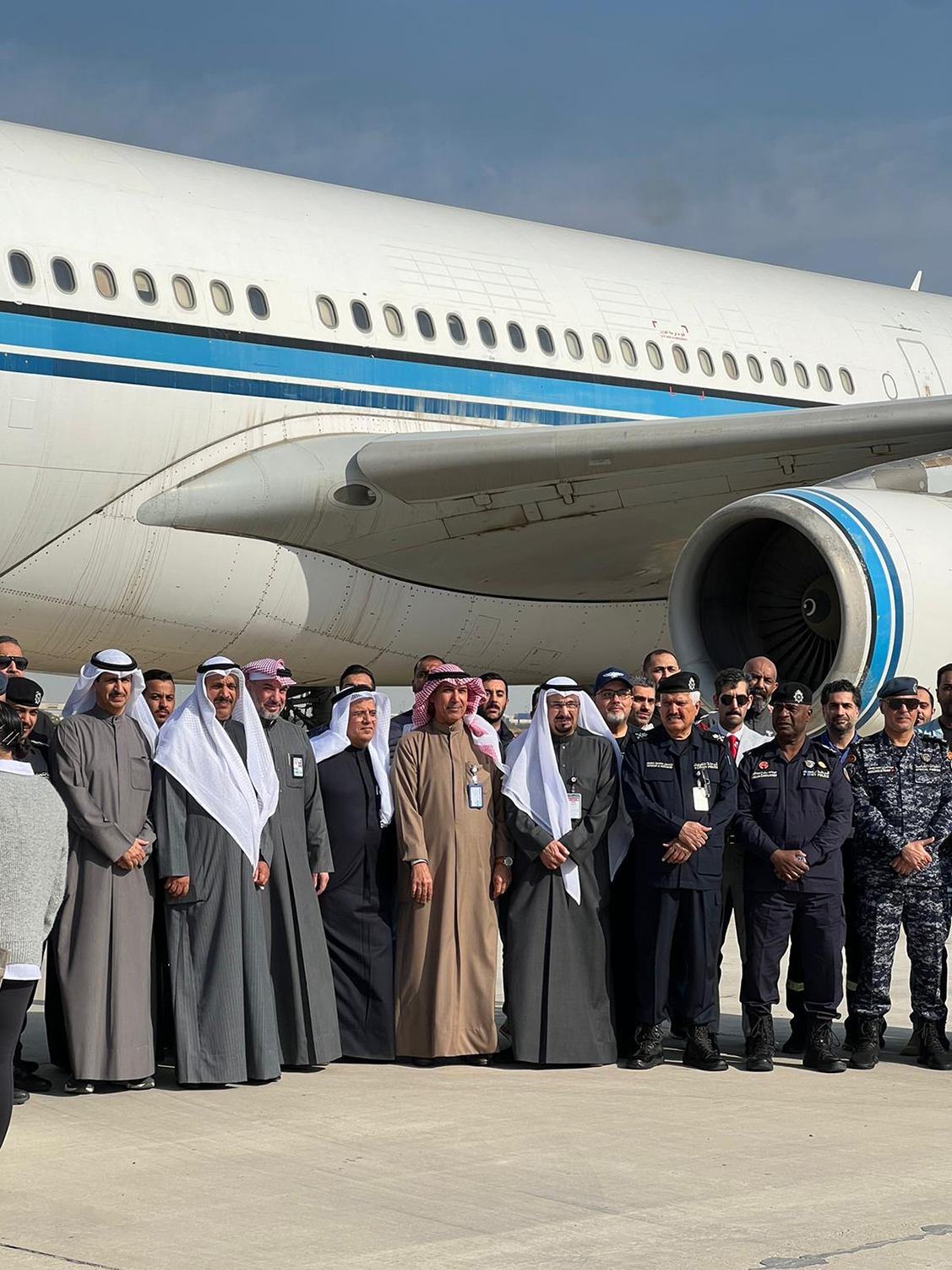 تمرين أمني لقطاع حماية الطائرات في “الداخلية” بمطار الشيخ سعد