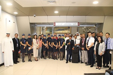 Inaugurating the First Aircraft of Indigo Airlines