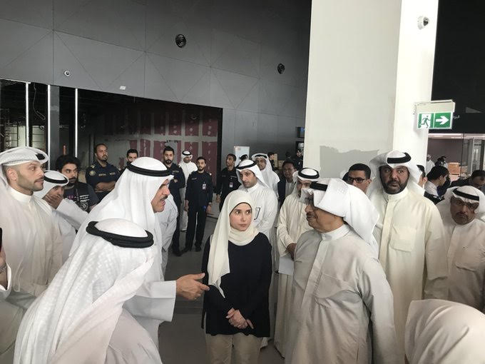 Prime Minister Sheikh Jaber Al-Mubarak Al-Sabah visits the new passenger terminal (T4)